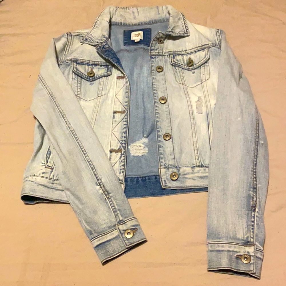 True Craft Crop Jean Jacket